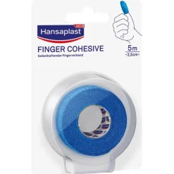 Hansaplast Fingerverband selbsthaftend 2,5 cmx5 m blau, 1 St