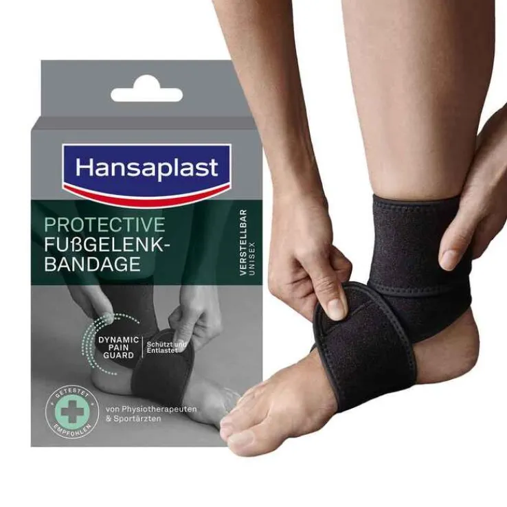 Hansaplast Fußgelenk-Bandage verstellbar, 1 St