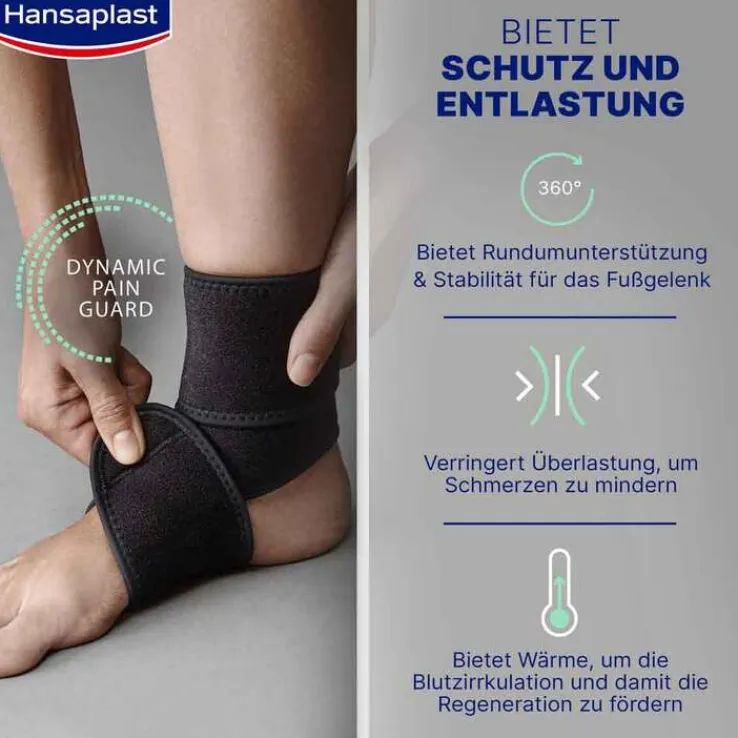 Hansaplast Fußgelenk-Bandage verstellbar, 1 St