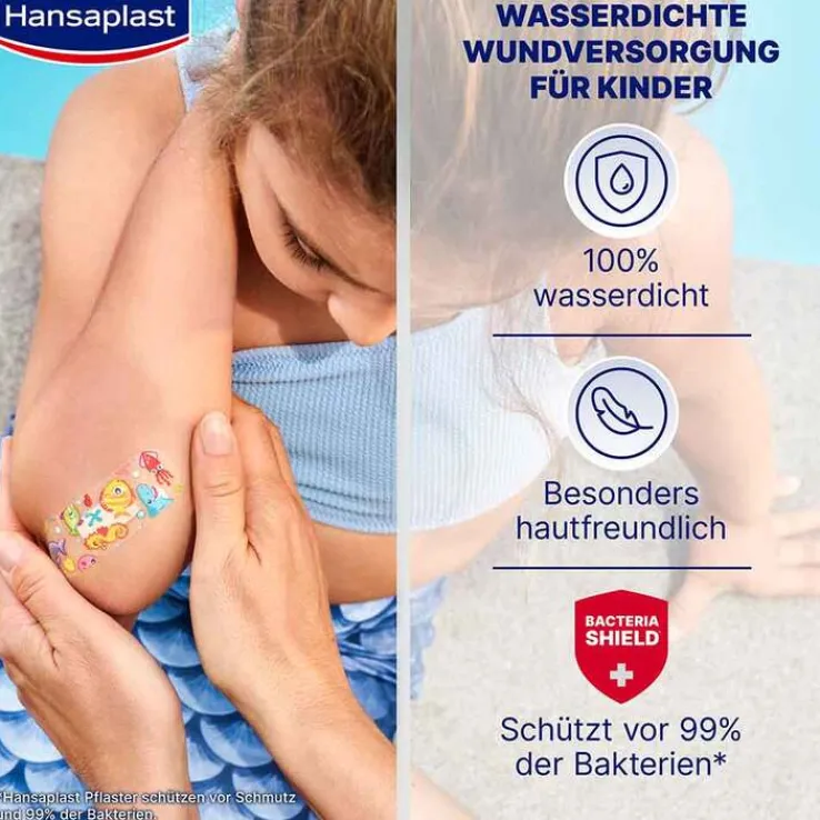 Hansaplast Kinder Pflasterstrips Aqua Protect, 20 St