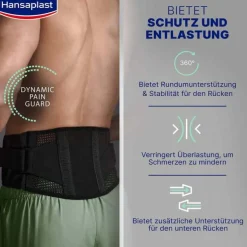 Hansaplast Rücken-Bandage verstellbar 82 - 118 cm, 1 St