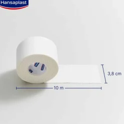 Hansaplast robustes Sporttape 3,8 cmx10 m weiß, 1 St