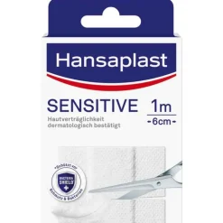 Hansaplast Sensitive Pflaster hypoallergen 6 cmx1 m, 1 St