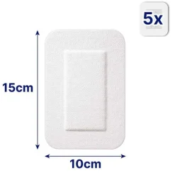 Hansaplast SENSITIVE 3XL Wundverband steril 10x15 cm, 5 St