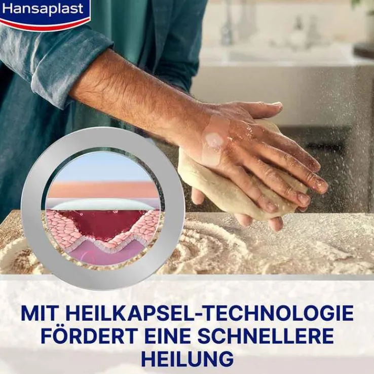 Hansaplast Zweite Haut Schutz Pflaster gross, 3 St