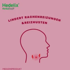 Hedelix Herbalsept Husten Lutscher Kids, 6 St