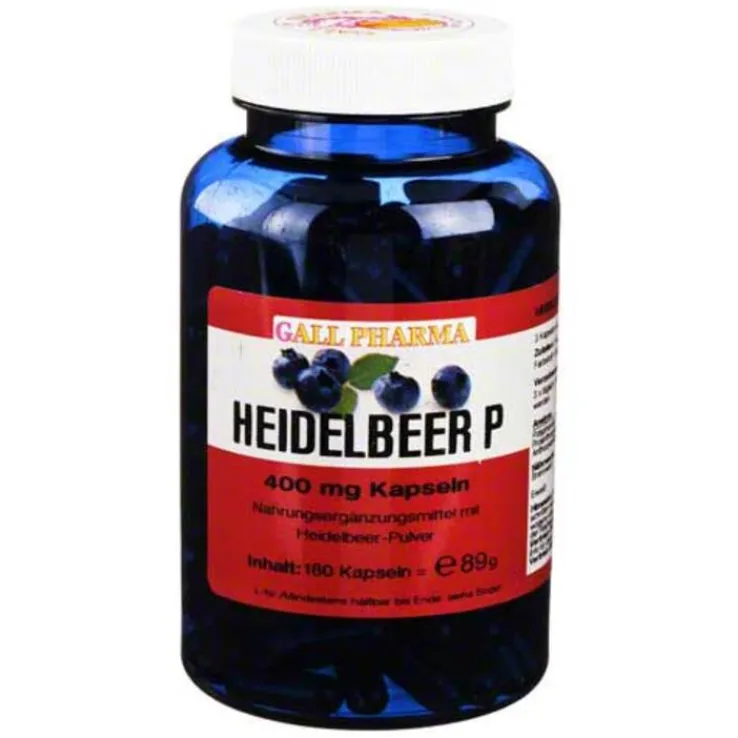 Heidelbeer P 400 mg Kapseln, 180 St