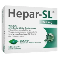Hepar-SL® 320 mg Hartkapseln, 50 St