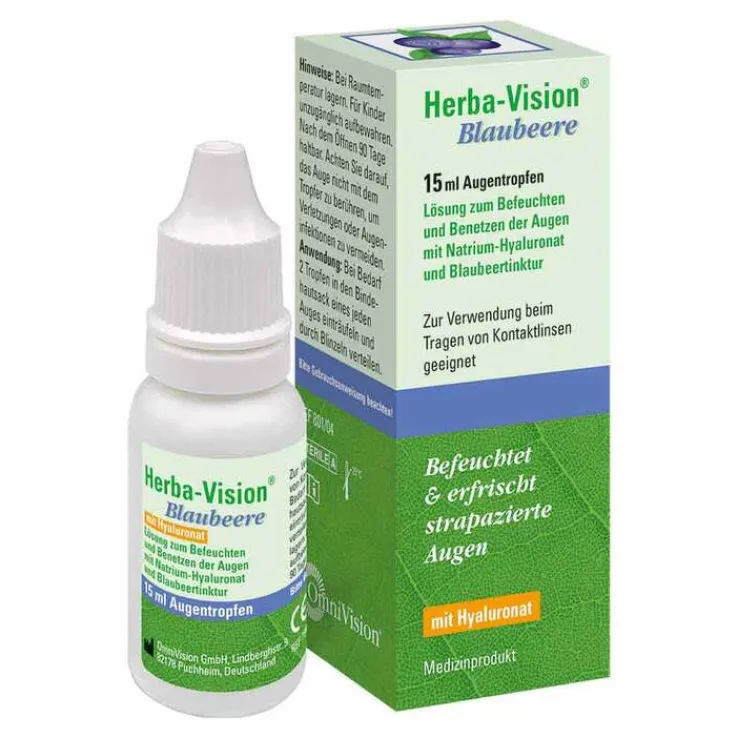 Herba-Vision Blaubeere Augentropfen, 15 ml