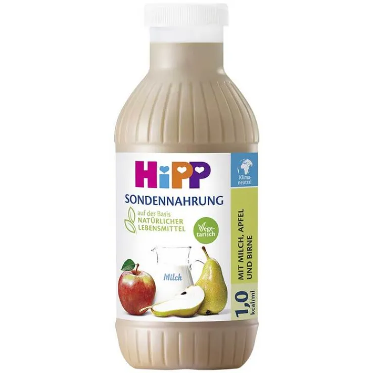 Hipp Sondennahrung Milch Apfel & Birne Kunststoff Fl., 500 ml
