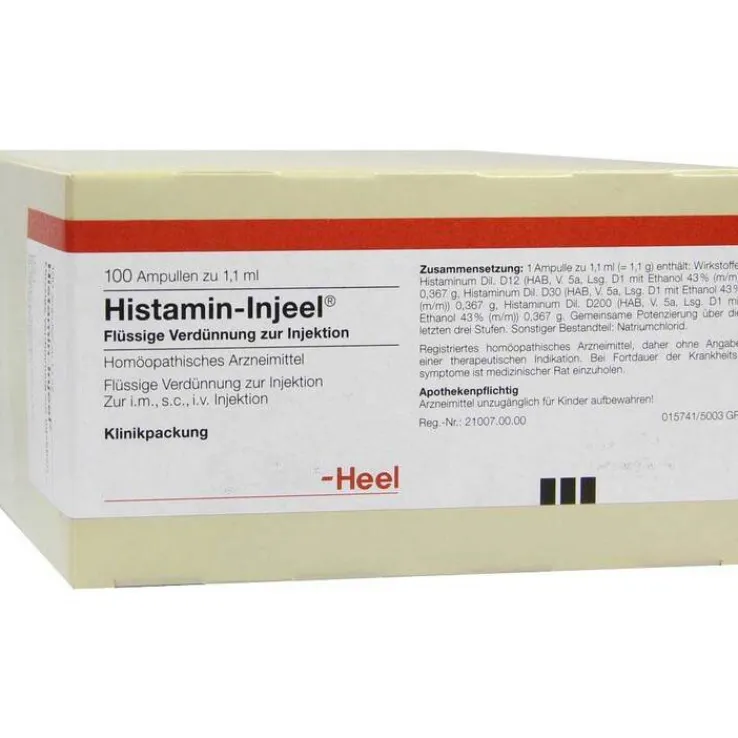 Histamin Injeel Ampullen, 100 St