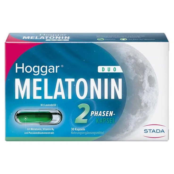 Hoggar Melatonin Duo Einschlaf-Kapseln, 30 St