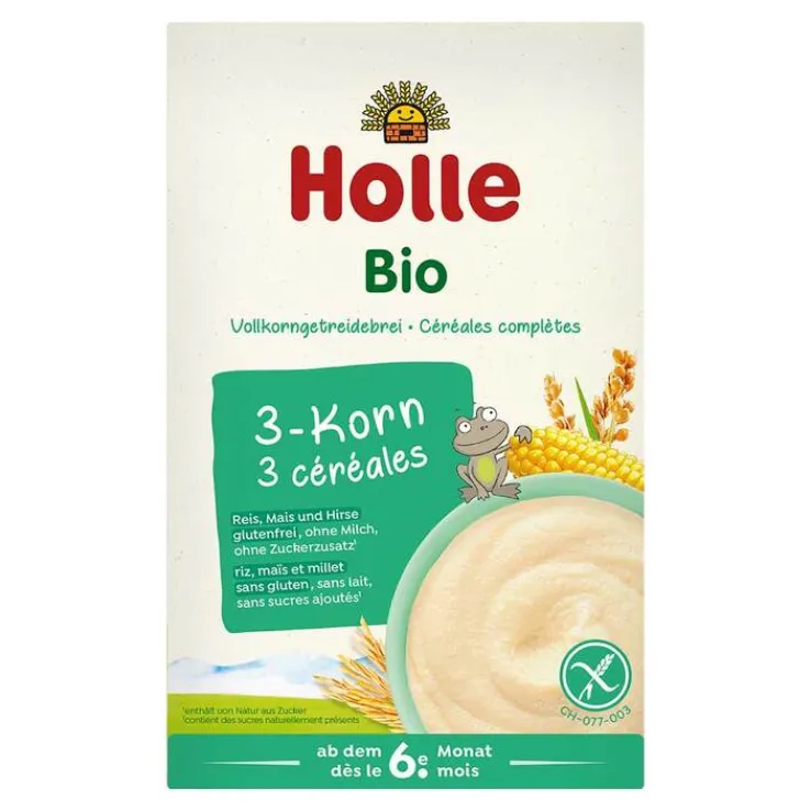 Holle Bio-Vollkorngetreidebrei 3 Korn, 250 g