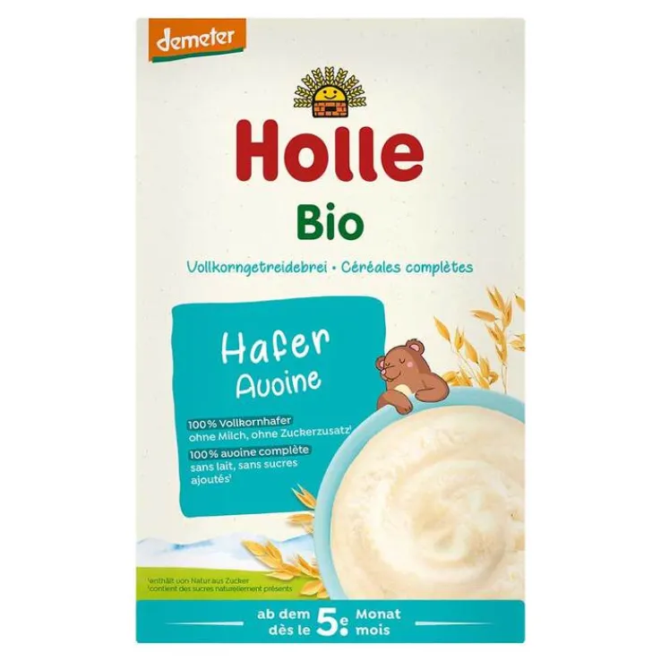 Holle Bio-Vollkrongetreidebrei Hafer, 250 g