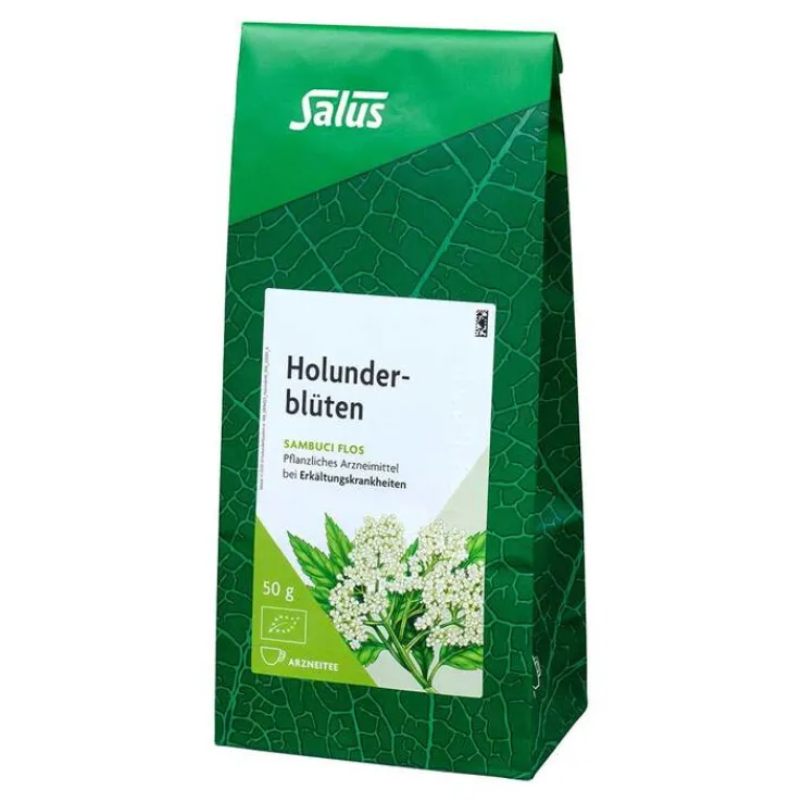 Holunderblüten Arzneitee Sambuci flos Salus, 50 g