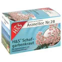 H&S Schafgarbentee Filterbeutel, 20X1.7 g