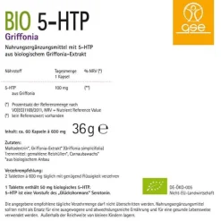 5-Htp Griffonia Tabletten Bio, 60 St