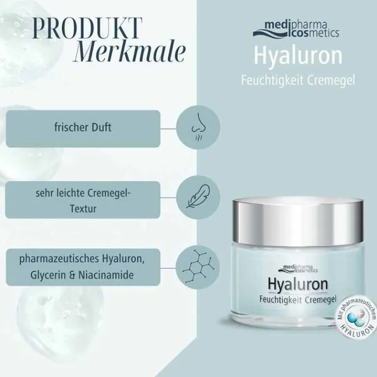 Hyaluron 48h Feuchtigkeit Cremegel, 50 ml