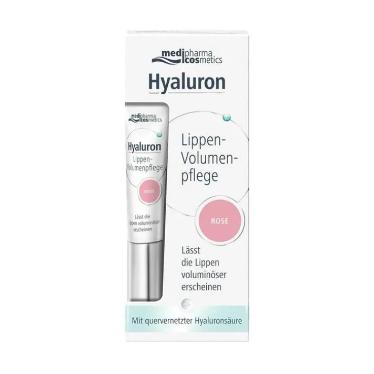 Hyaluron Lippen-Volumenpflege Balsam rosé, 7 ml