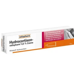 Hydrocortison ratiopharm 0,5%, Creme, 15 g