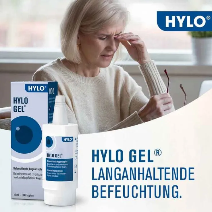 HYLO GEL Augentropfen, 2X10 ml