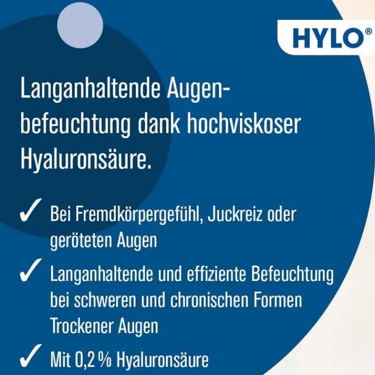 HYLO GEL Augentropfen, 2X10 ml