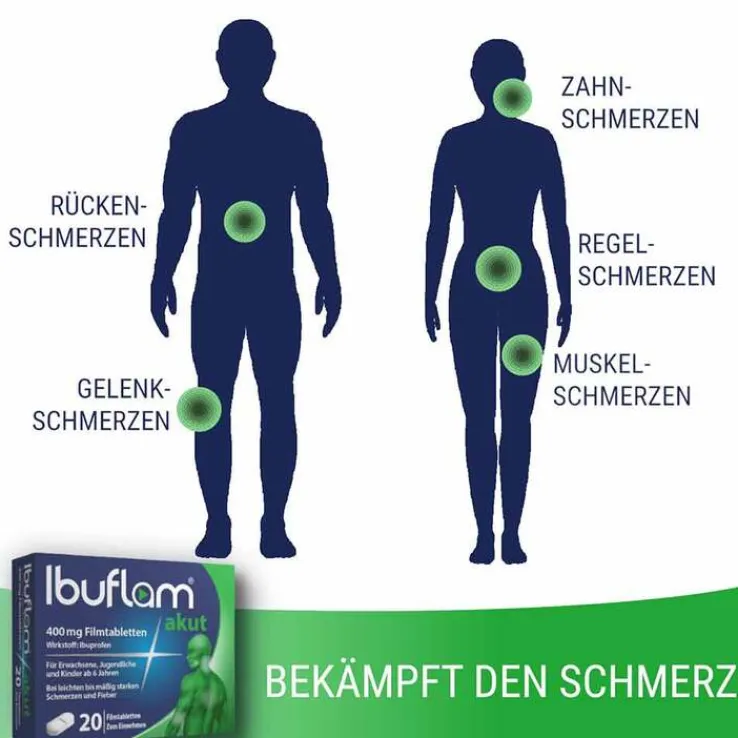 Ibuflam® akut 400 mg Filmtabletten, 50 St