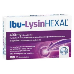 Ibu-Lysin Hexal 400 mg Filmtabletten, 20 St