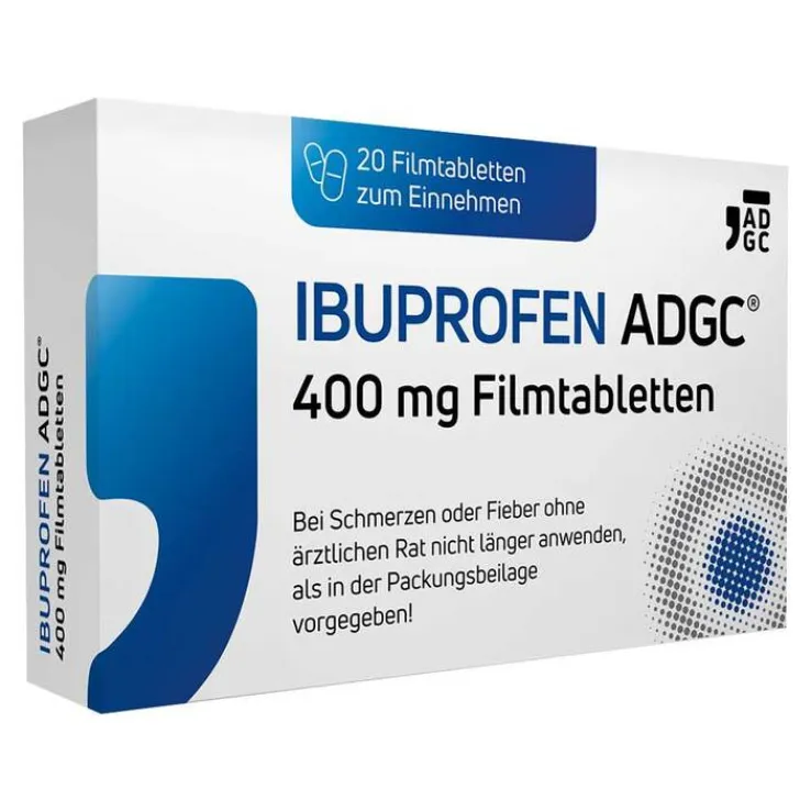 IBUPROFEN ADGC® 400 mg Filmtabletten, 20 St