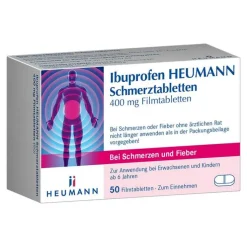 Ibuprofen HEUMANN Schmerztabletten 400 mg, 50 St