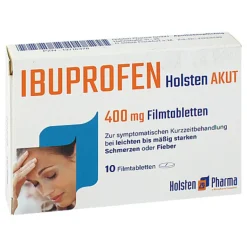 Ibuprofen Holsten akut 400 mg Filmtabletten, 10 St