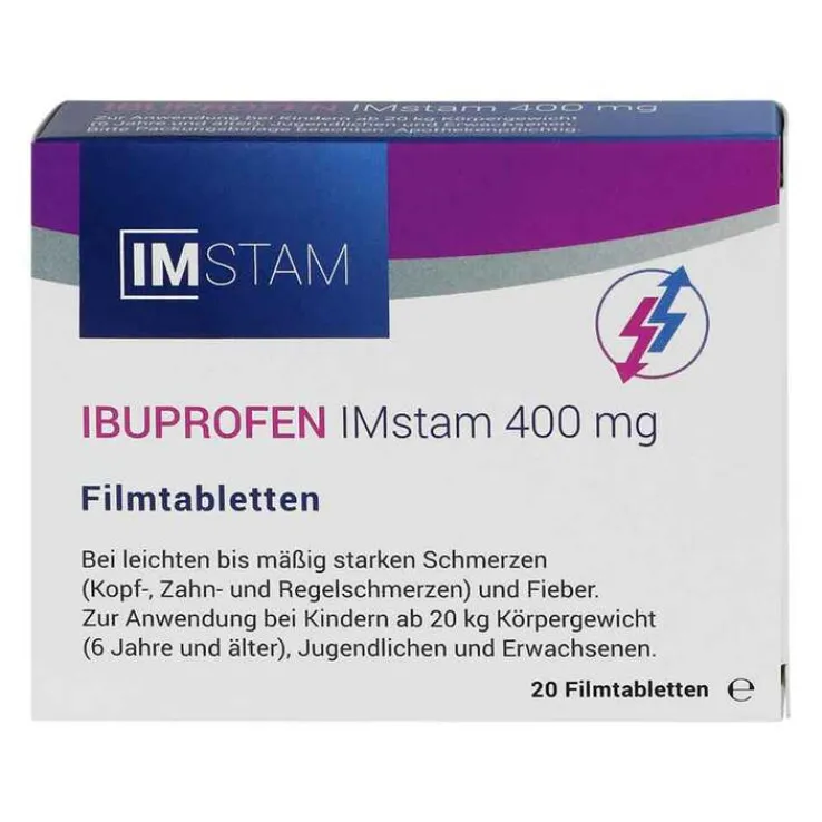 IBUPROFEN IMstam 400 mg Filmtabletten, 20 St