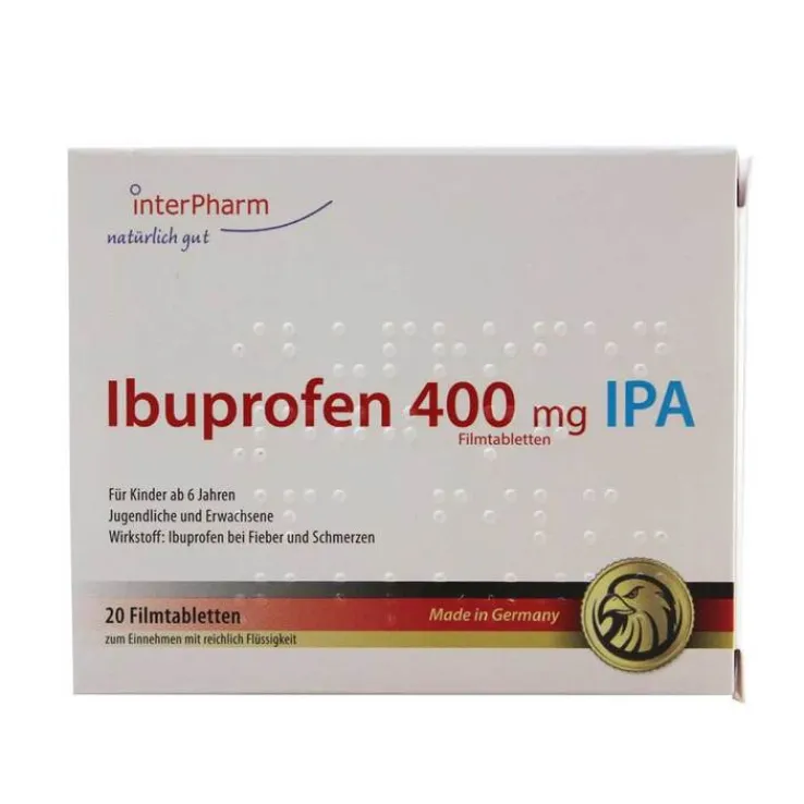 Ibuprofen 400 mg Ipa Filmtabletten, 20 St