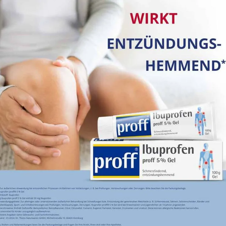 Ibuprofen proff 5% Gel, 100 g