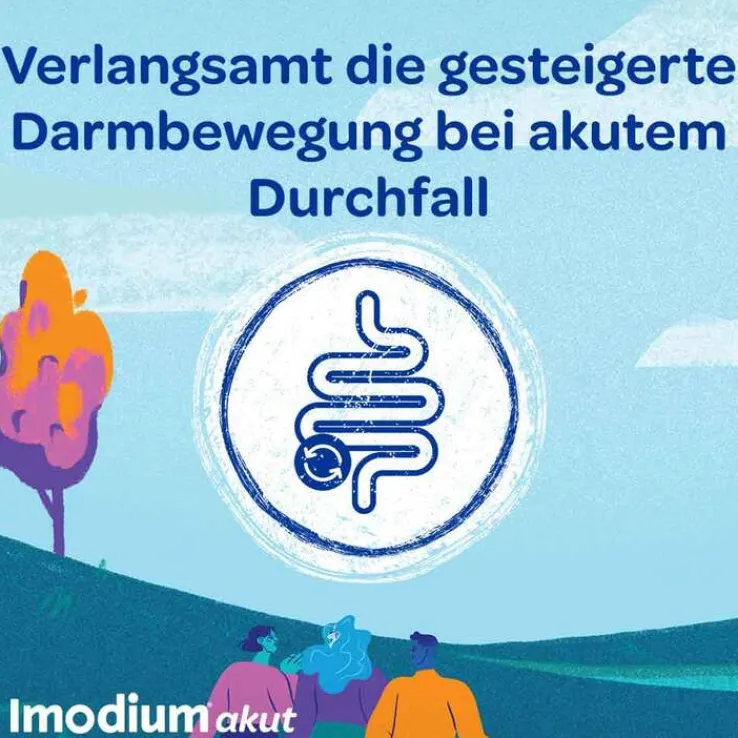 Imodium akut lingual – Soforthilfe bei akutem Durchfall, 6 St