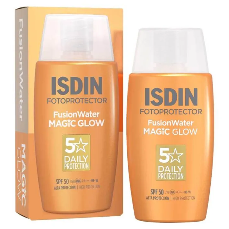 ISDIN Fotoprotector Fusion Water Magic glow LSF 50, 50 ml