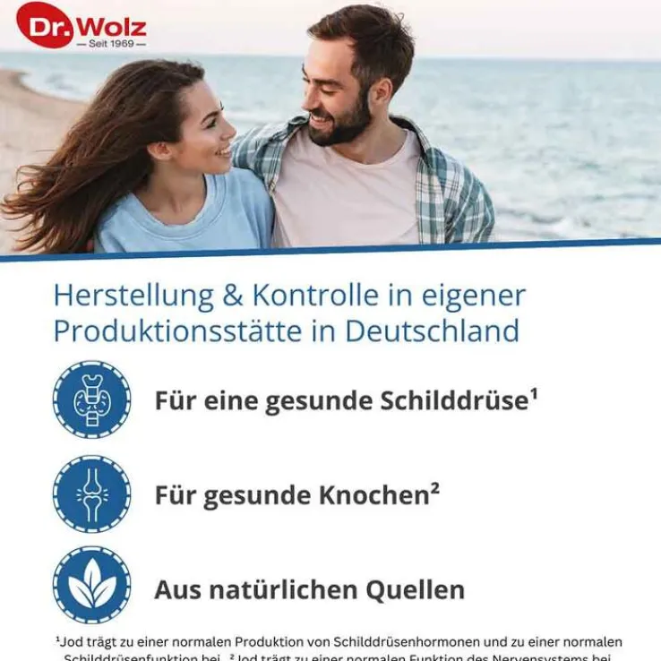 Jod Calcium Kapseln Dr. Wolz, 60 St