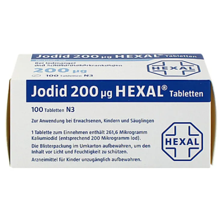 Jodid 200 µg HEXAL Tabletten, 100 St