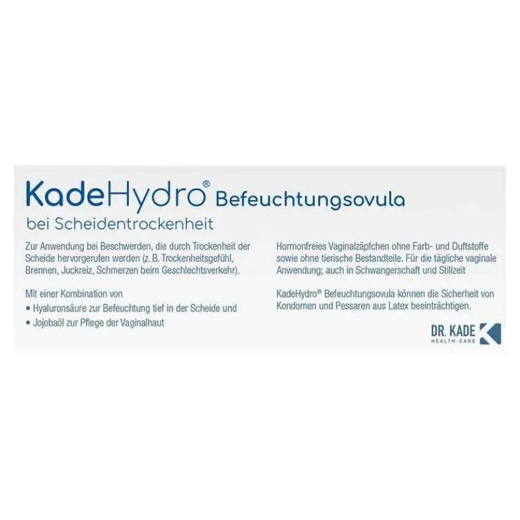 Kadehydro Befeuchtungsovula, 14 St