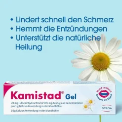 Kamistad Gel bei Zahnfleischentzündungen und Aphten, 20 g