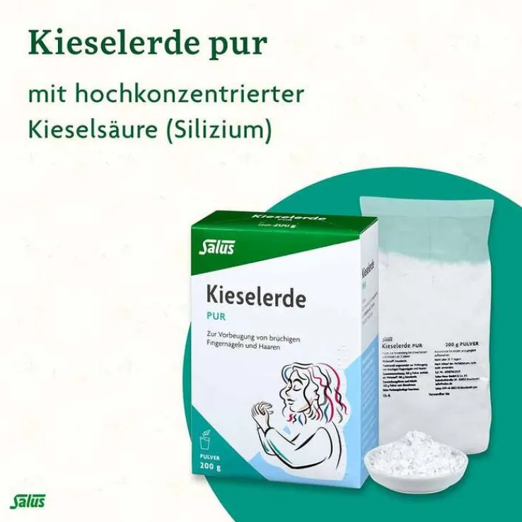 Kieselerde PUR Pulver Salus, 200 g