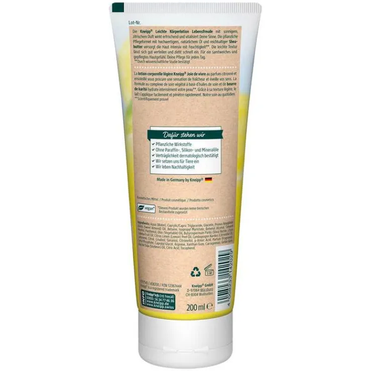 Kneipp leichte Körperlotion Lebensfreude, 200 ml