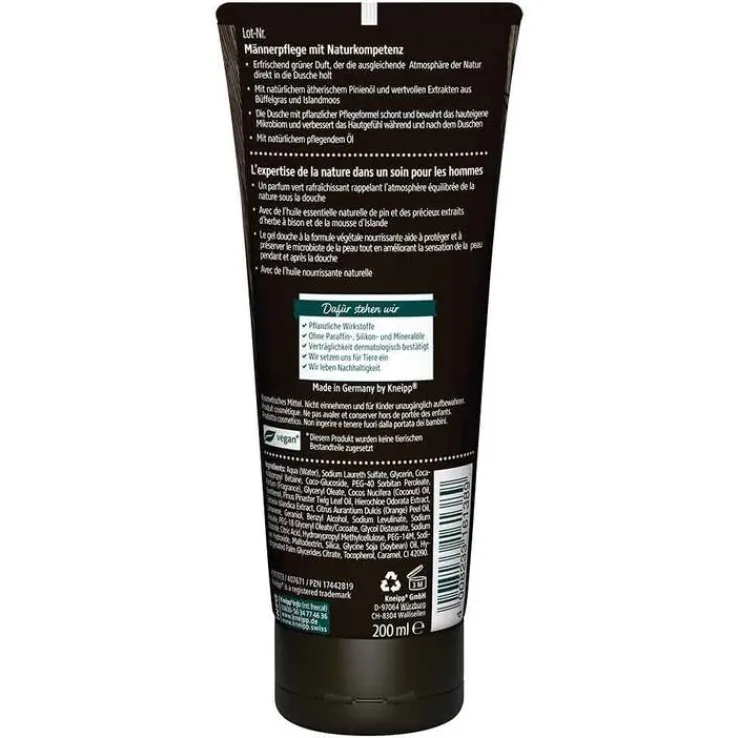 Kneipp Men 2in1 Dusche Nature feeling, 200 ml