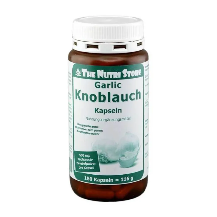 Knoblauch 500 mg geruchsarm Kapseln, 180 St