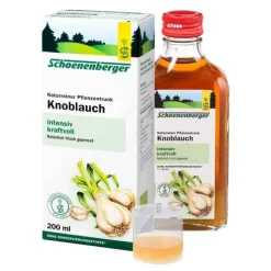 Knoblauch Naturreiner Pflanzentrunk Schoenenberger, 200 ml