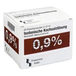 Kochsalzlösung 0,9% Pl. Fresenius Injektion - / Infusionslösung, 20X10 ml