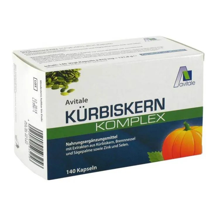 Kürbiskern Komplex Kapseln, 140 St