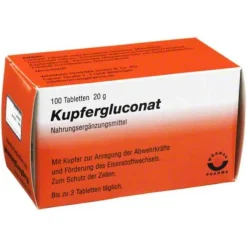 Kupfergluconat Tabletten, 100 St