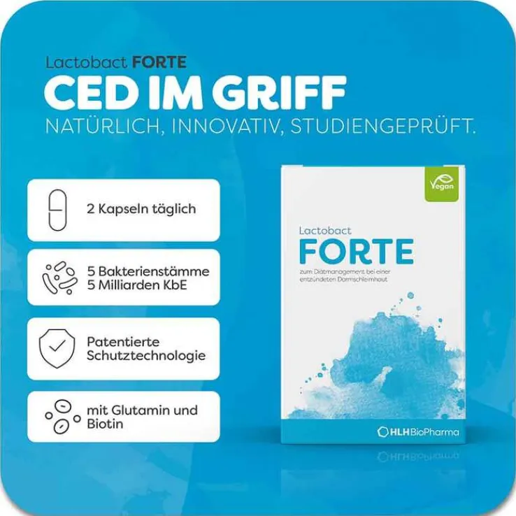 Lactobact Forte magensaftresistente Kapseln, 300 St