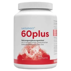Lactobact 60plus magensaftresistente Kapseln, 180 St